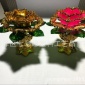 七彩缘多彩莲花蜡烛花 婚庆莲花蜡烛花 求子观音莲花蜡烛花